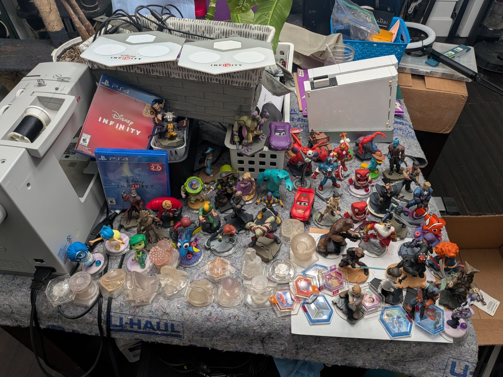 Disney Infinity 2.0/3.0 Lot PS4 PS5 – Huge Bundle, Characters, Bases, Playsets