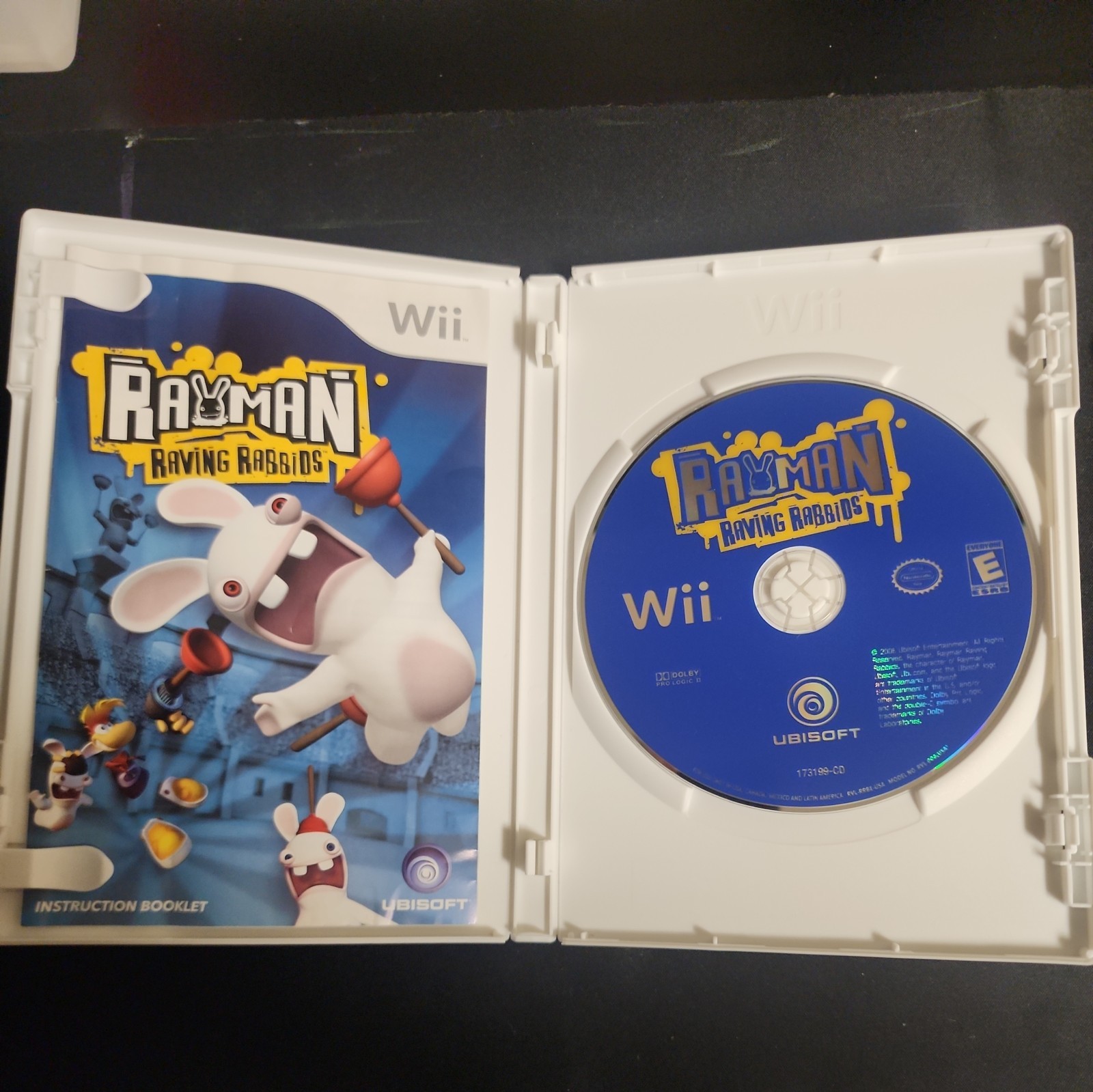 Rayman Raving Rabbids (Nintendo Wii, 2006) – Party Game, Complete, Tested