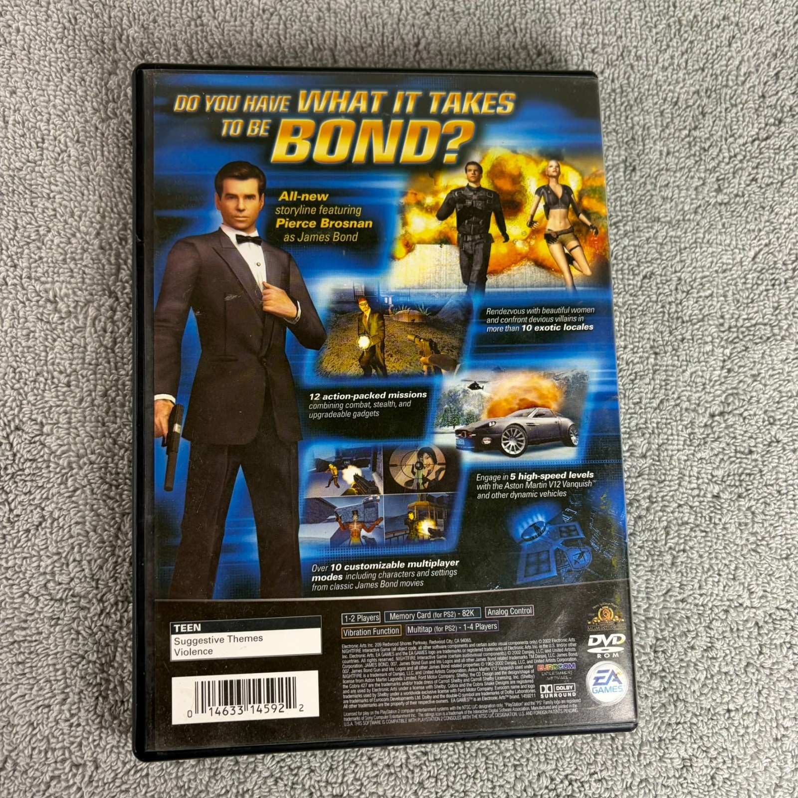 007 NightFire PlayStation 2 PS2 Game CIB