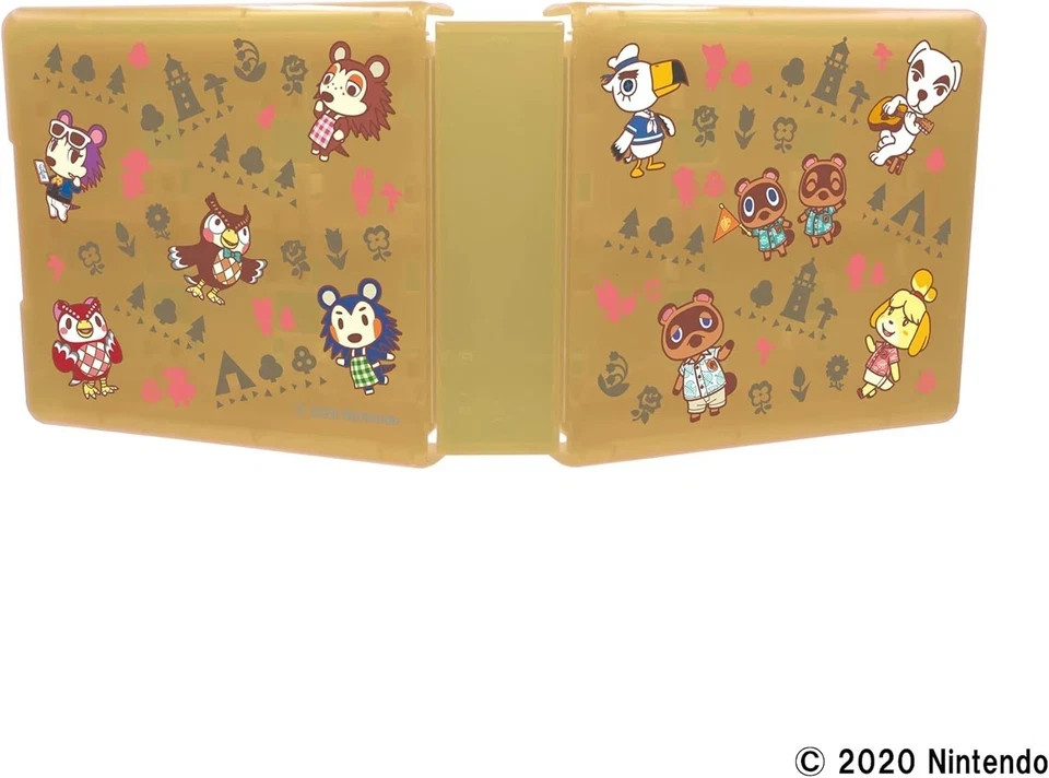 Nintendo Switch Game Card Case 24 Animal Crossing Line Art Licensed Hori Japan