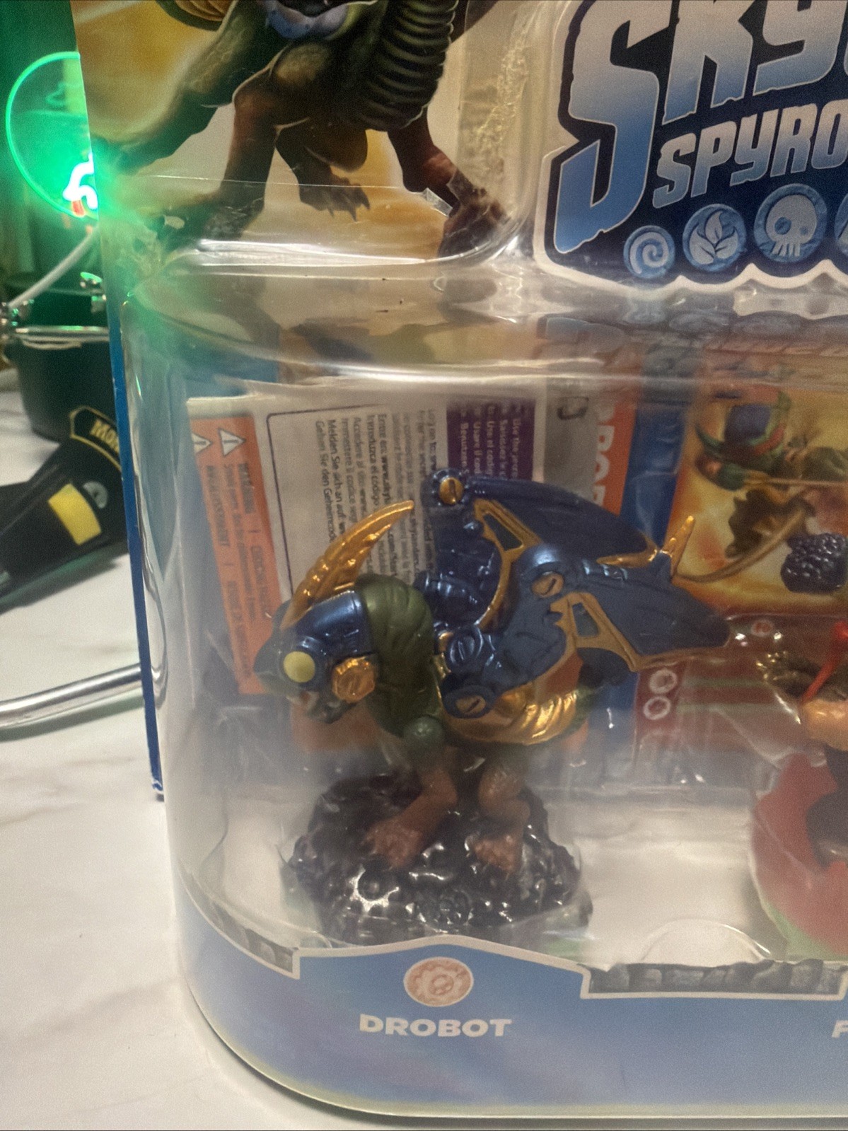 Skylanders Spyros Adventure 3 Pack (Drobot, Flameslinger, Stump Smash) READ