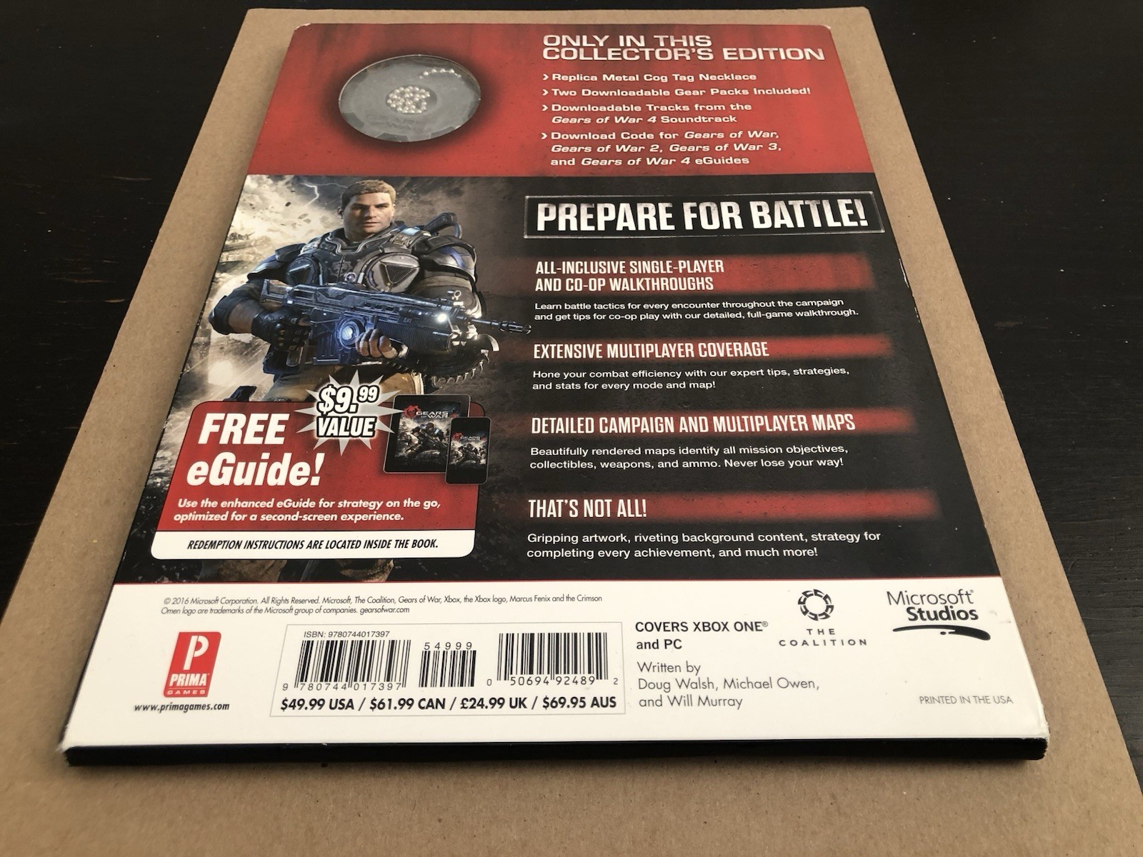 GEARS OF WAR COG TAG Necklace (2016) — From GEARS 4 Guide — BRAND NEW