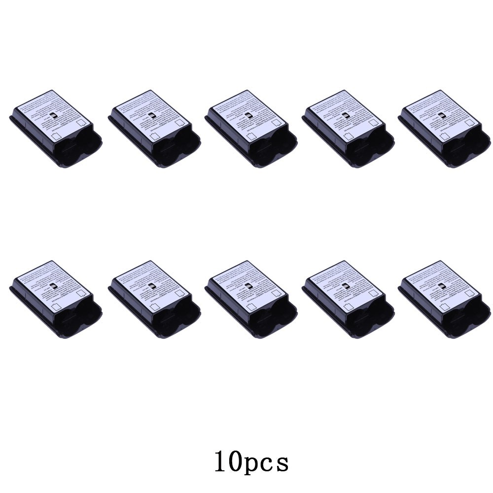 AA Battery Back Cover Case Shell Pack For Xbox 360 Wireless Controller Black