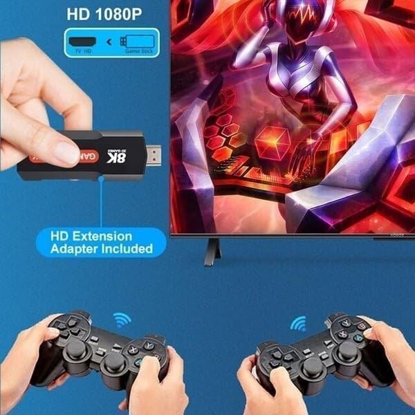 X2 Game Stick- Upgraded 8K 5G, with 30000+ Retro Games, TV Video Game Console