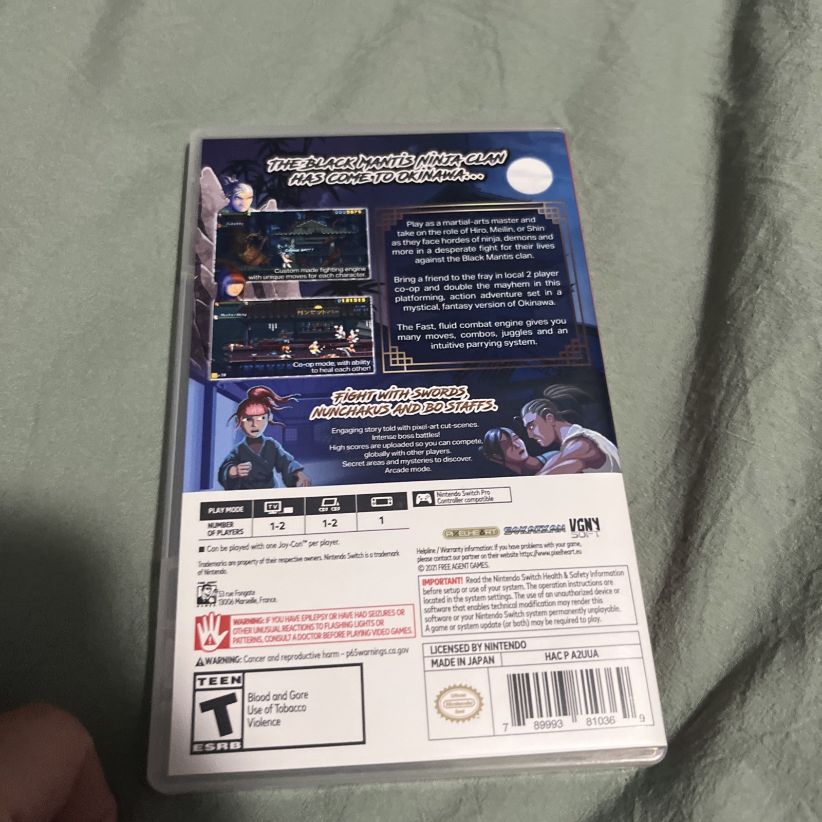 Okinawa Rush Standard Edition for Nintendo Switch VGNYSOFT Tested And Working