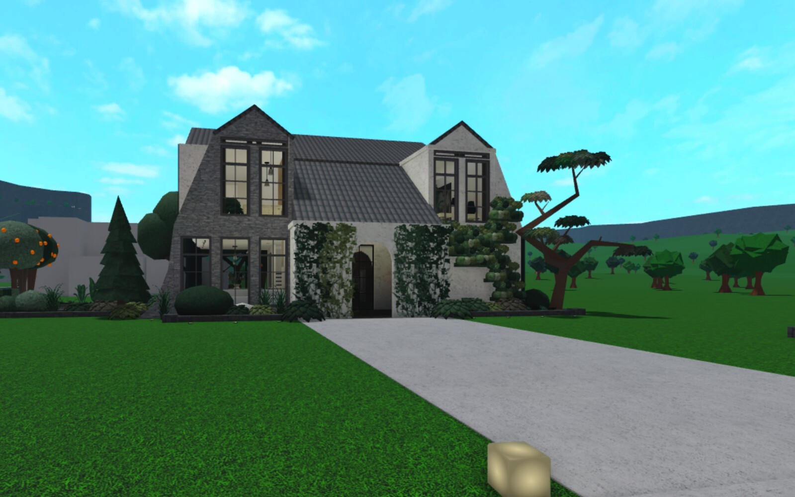 BLOXBURG HOUSE BUILD MANSION|| BEAUTIFUL MEDITERRANEAN MANSION||READ DESCRIPTION