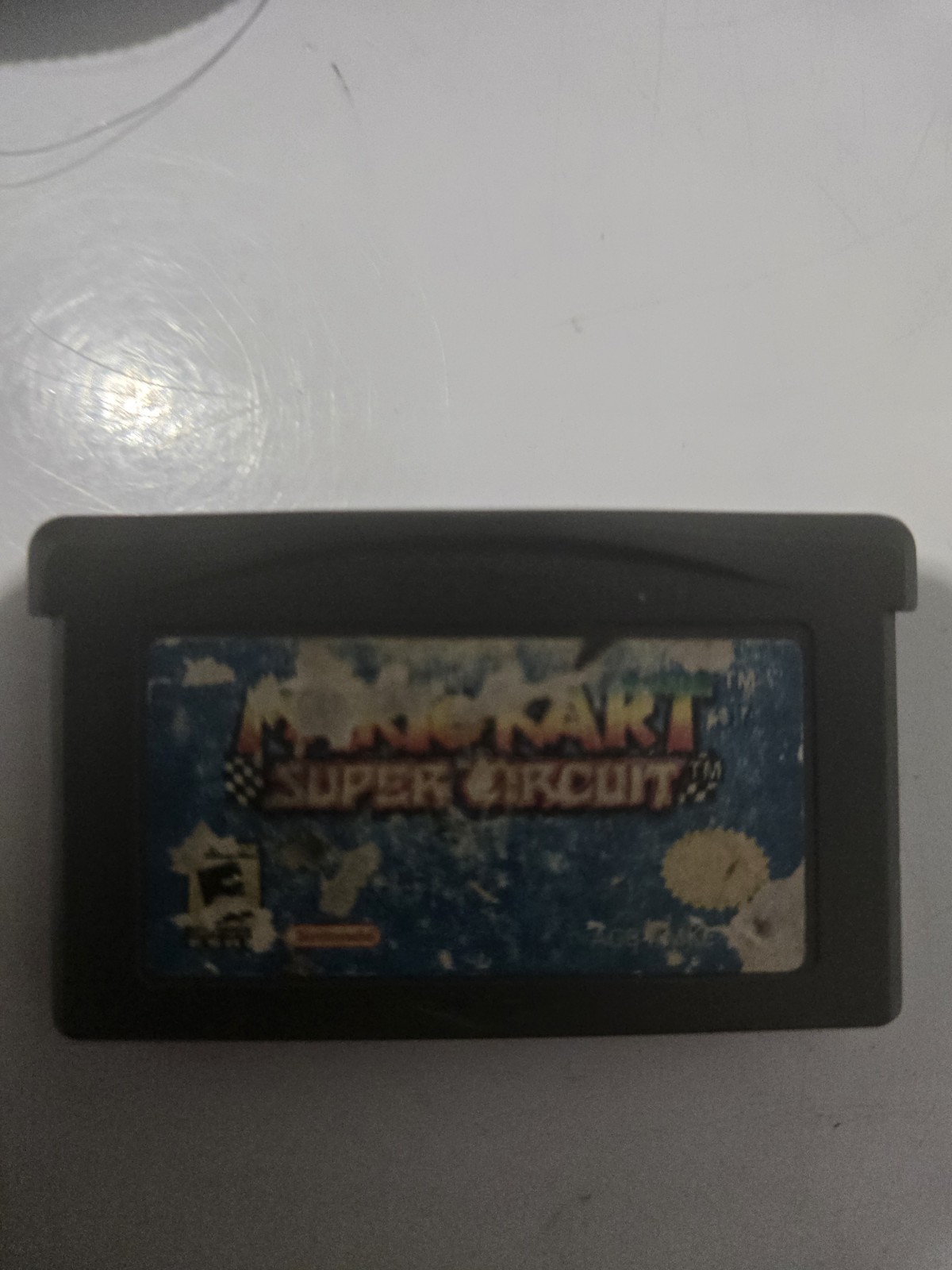 red gameboy advance with 2 games and case tested