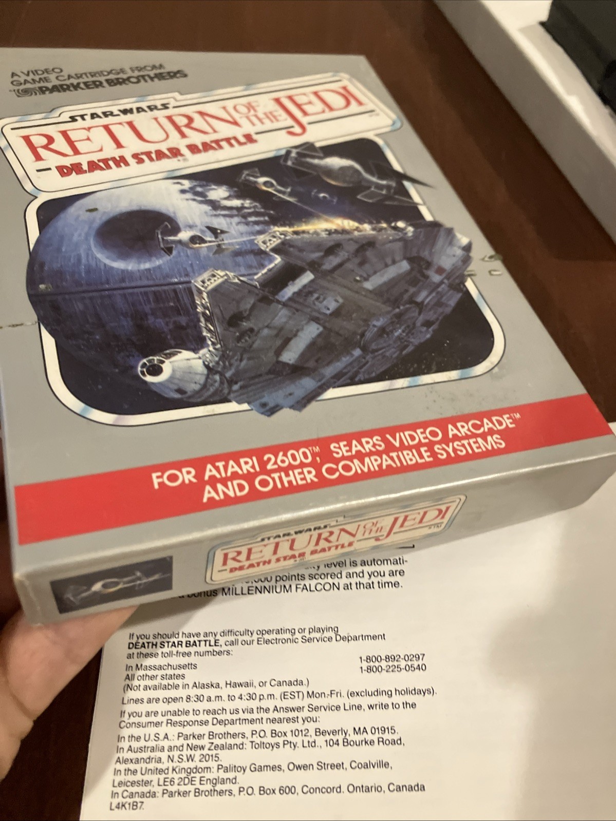 Star Wars: Return Of The Jedi – Death Star Battle – Atari 2600 [CIB]