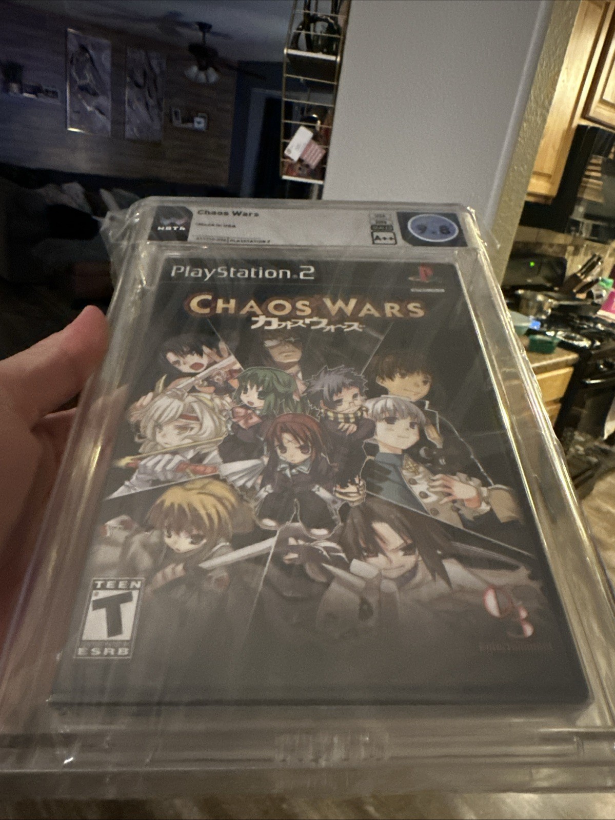 Chaos Wars (Sony PlayStation 2, 2008) – CGC Graded 9.8 A++, Sealed, Y-Fold RARE