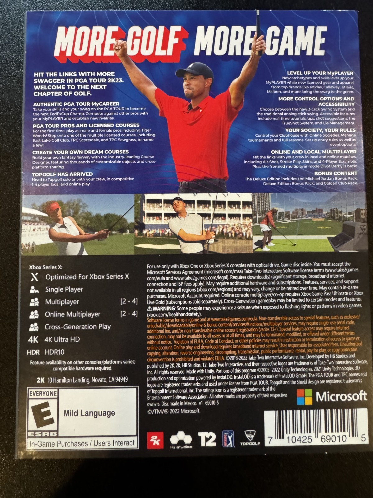 PGA Tour 2K23 Deluxe Edition – Xbox Series X/One – Brand New & Sealed