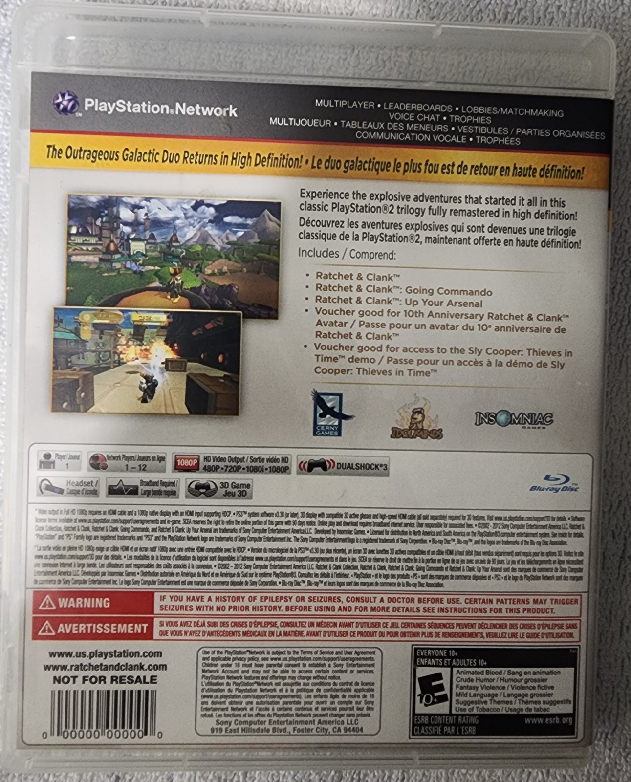 Ratchet & Clank Collection (Sony PlayStation 3, 2012)