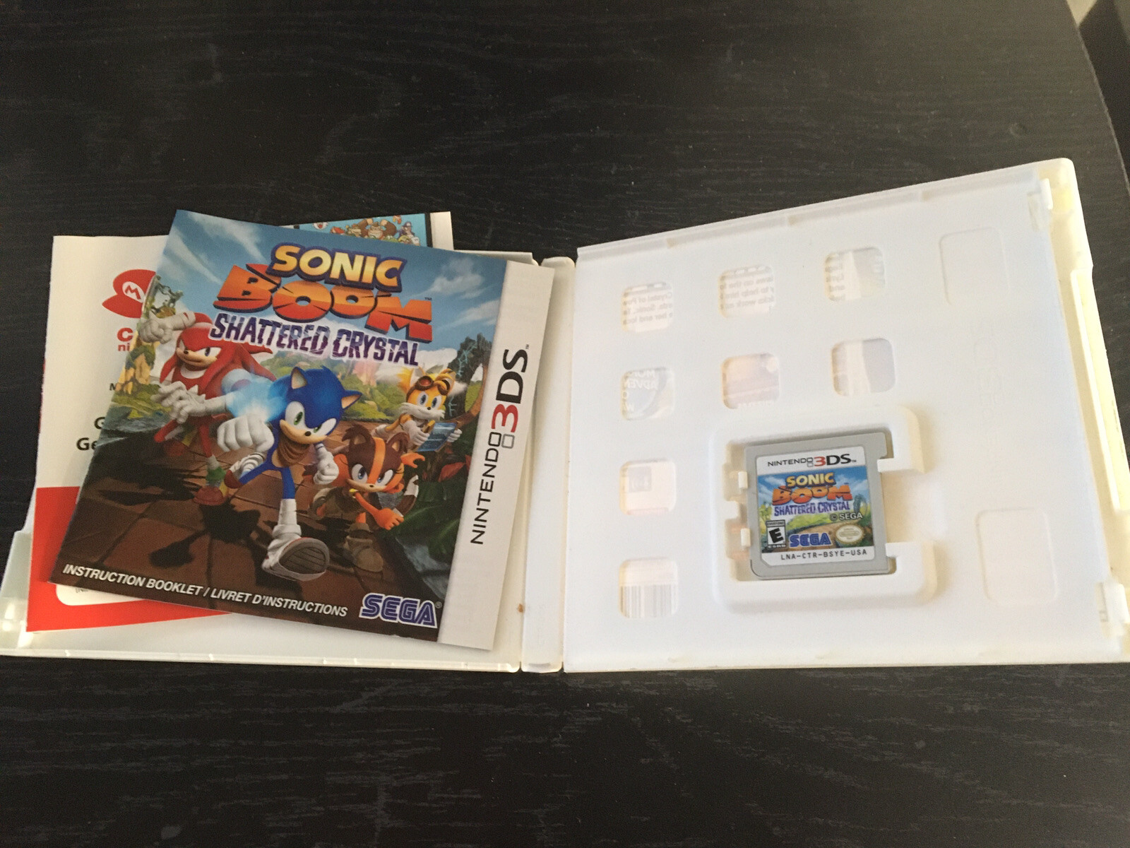 COMPLETE Sonic Boom: Shattered Crystal (Nintendo 3DS, 2014)