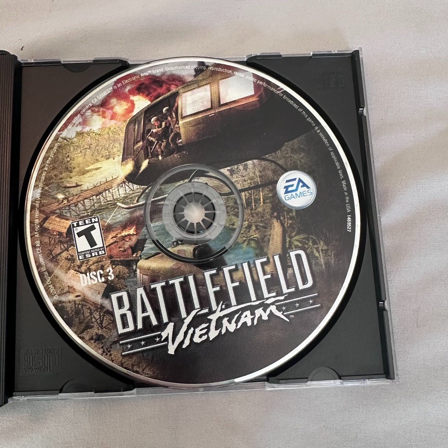 Battlefield Vietnam PC CD-ROM Big Box EA Games 2004 Complete w Manual