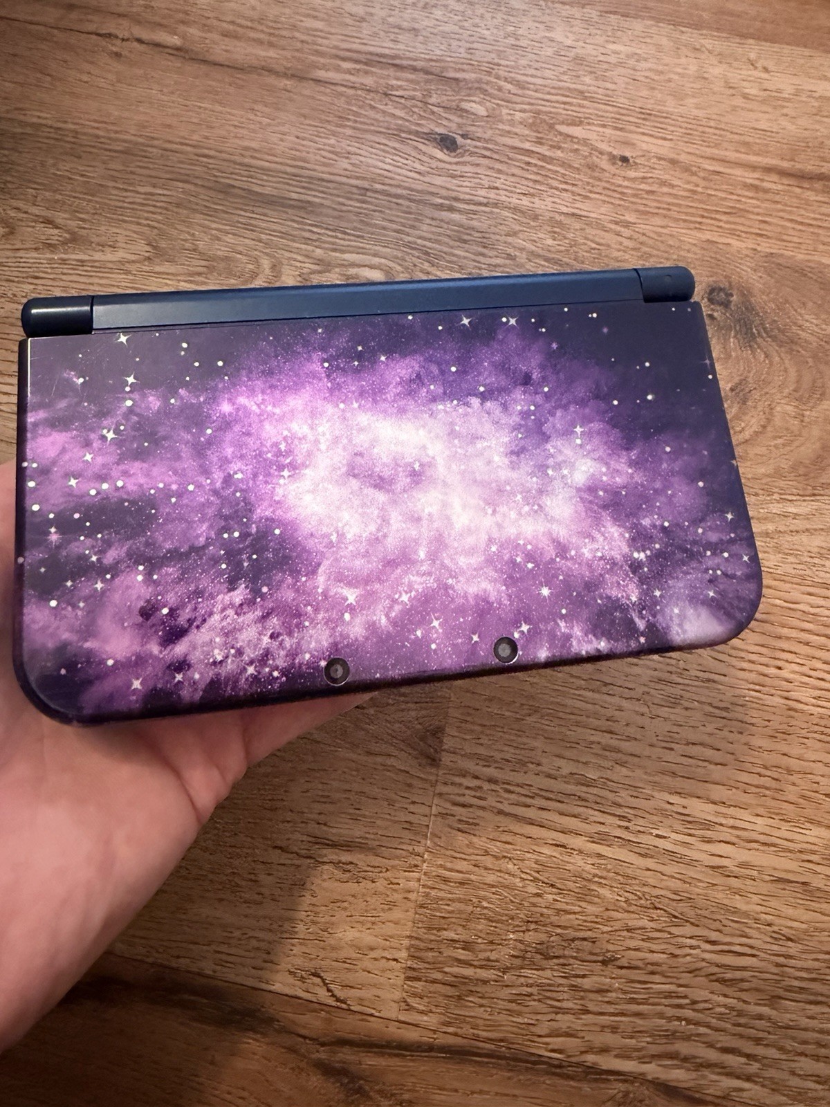 Nintendo New 3DS XL Galaxy Edition Handheld Console System – Purple w/charger