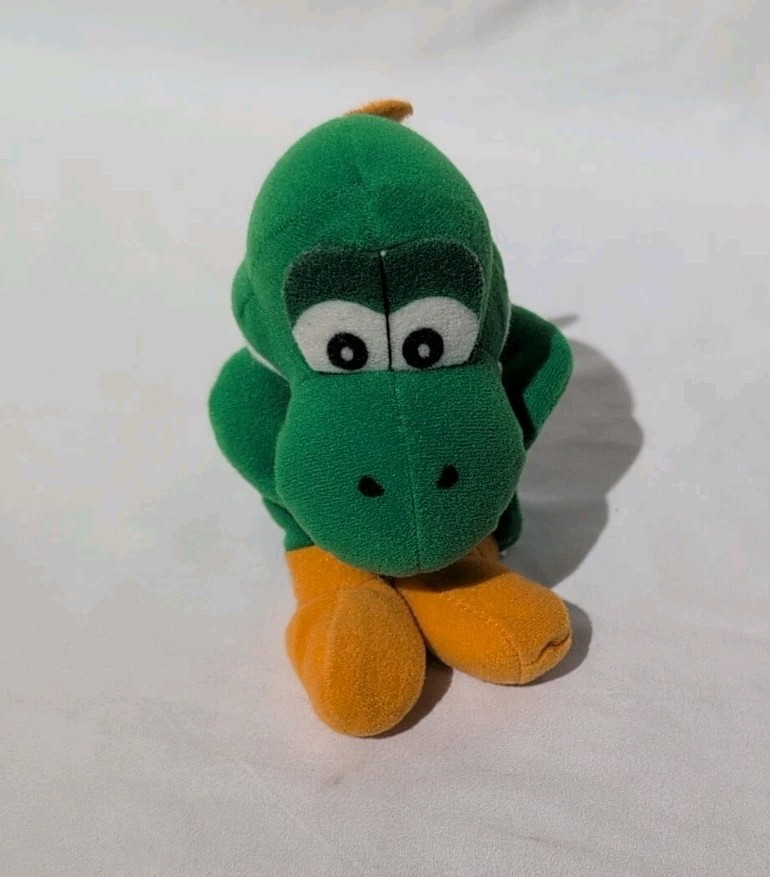 1997 BD&A Super Mario Bowser Mario & Yoshi Nintendo 64 Beanie Plushes
