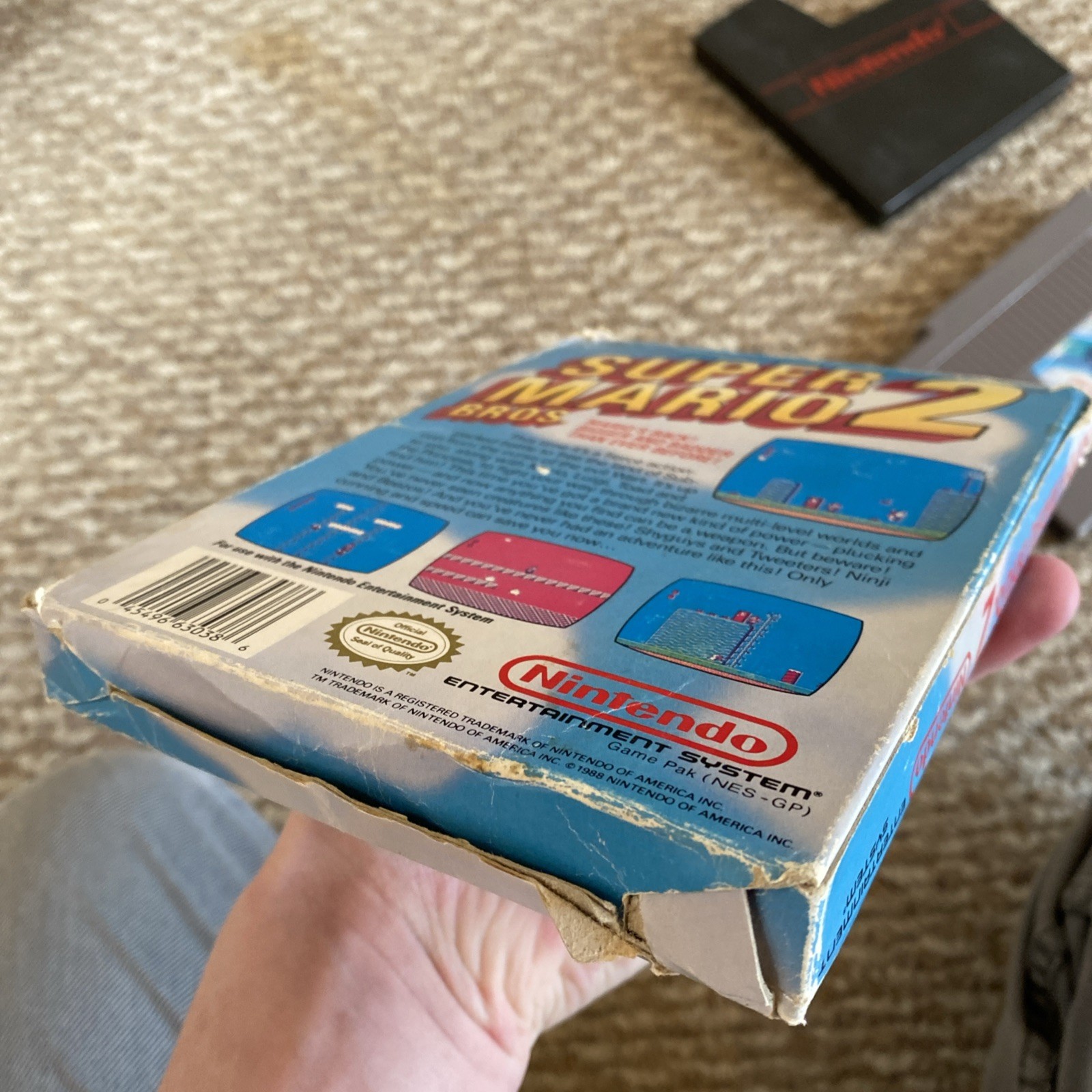 Super Mario Bros. 2 (Nintendo NES, 1988) in Box