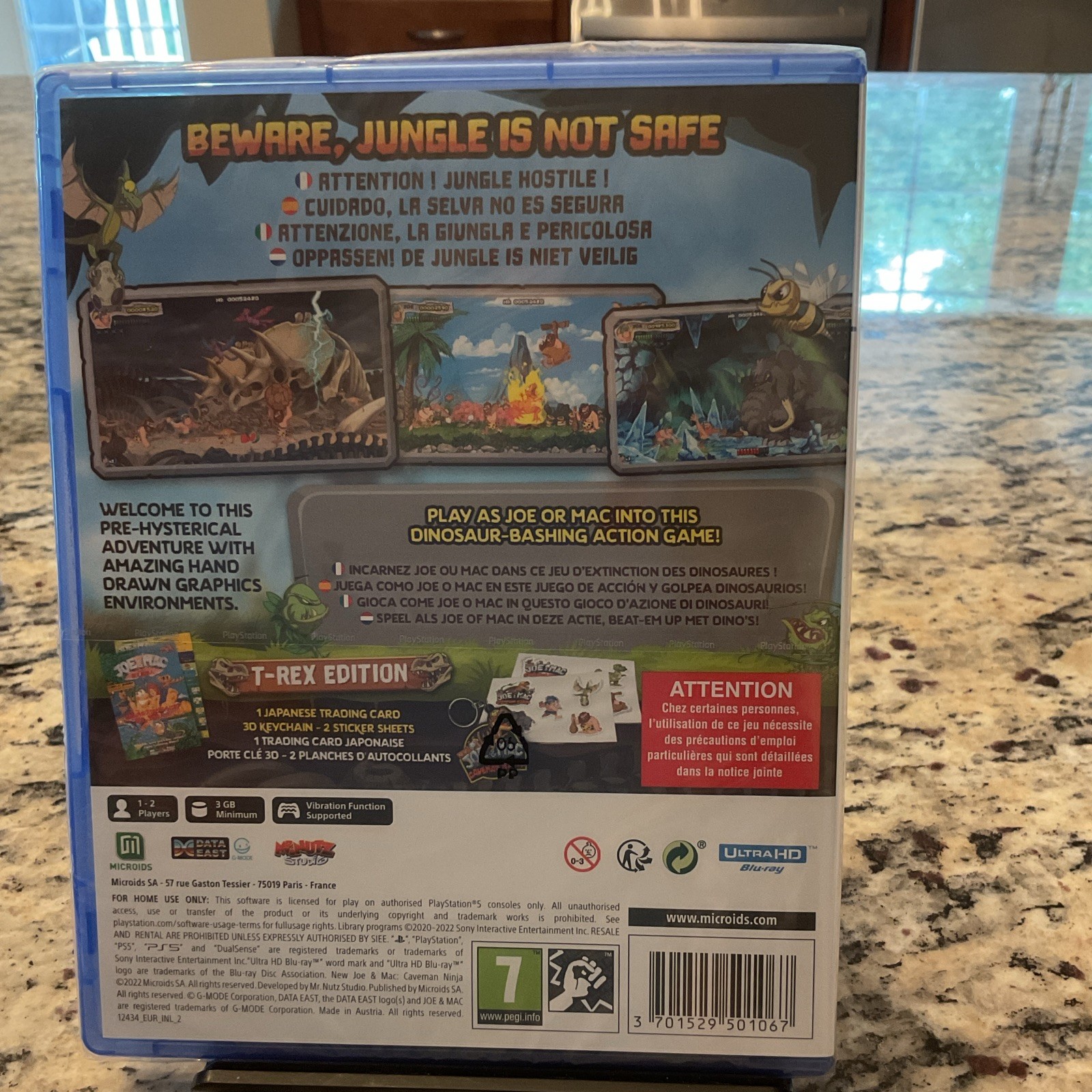 Microids New Joe & Mac: Caveman Ninja T-Rex Edition PS5 PAL PEGI 7