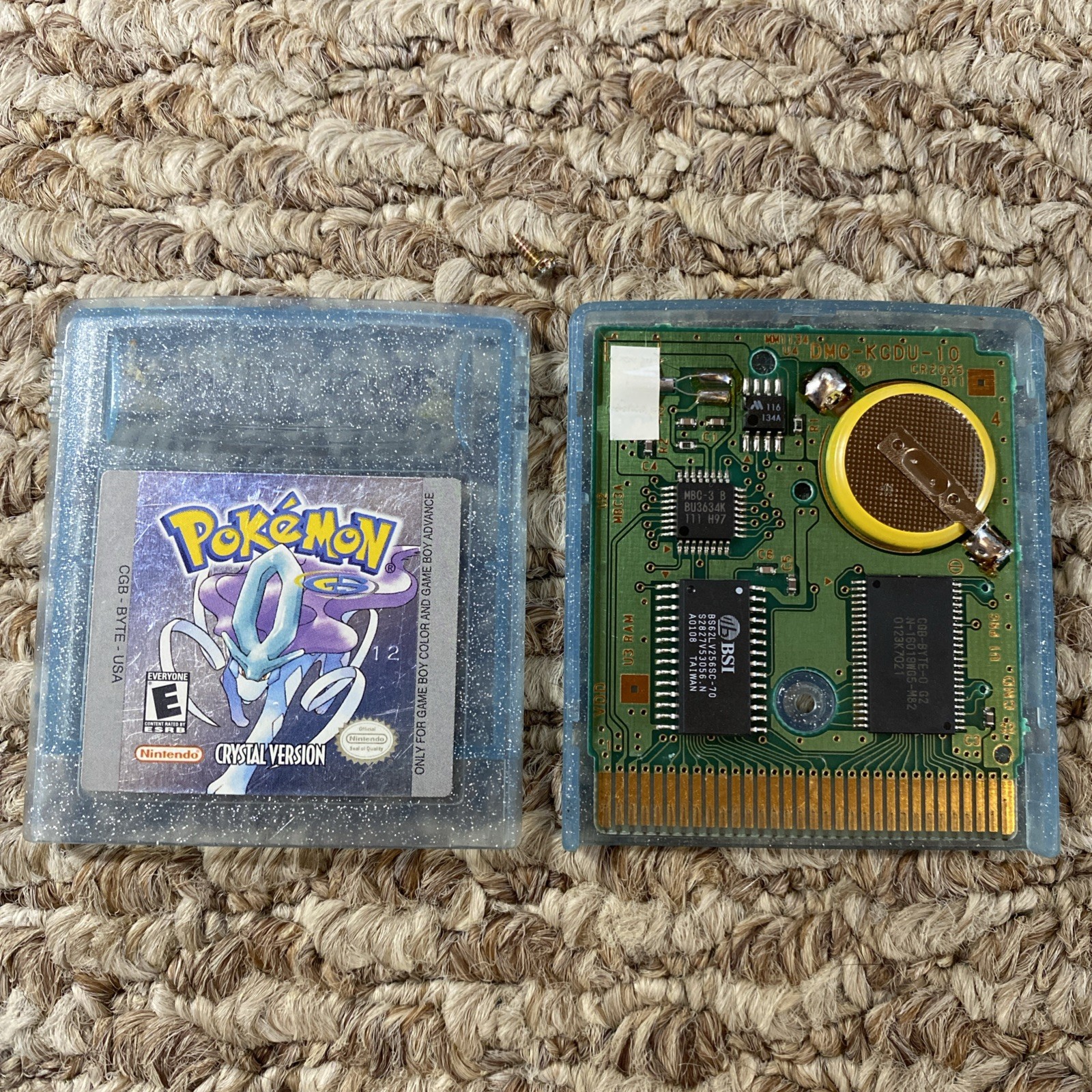 Pokémon: Crystal GBC (Game Boy Color, 2001) *New Battery* Authentic & Saves