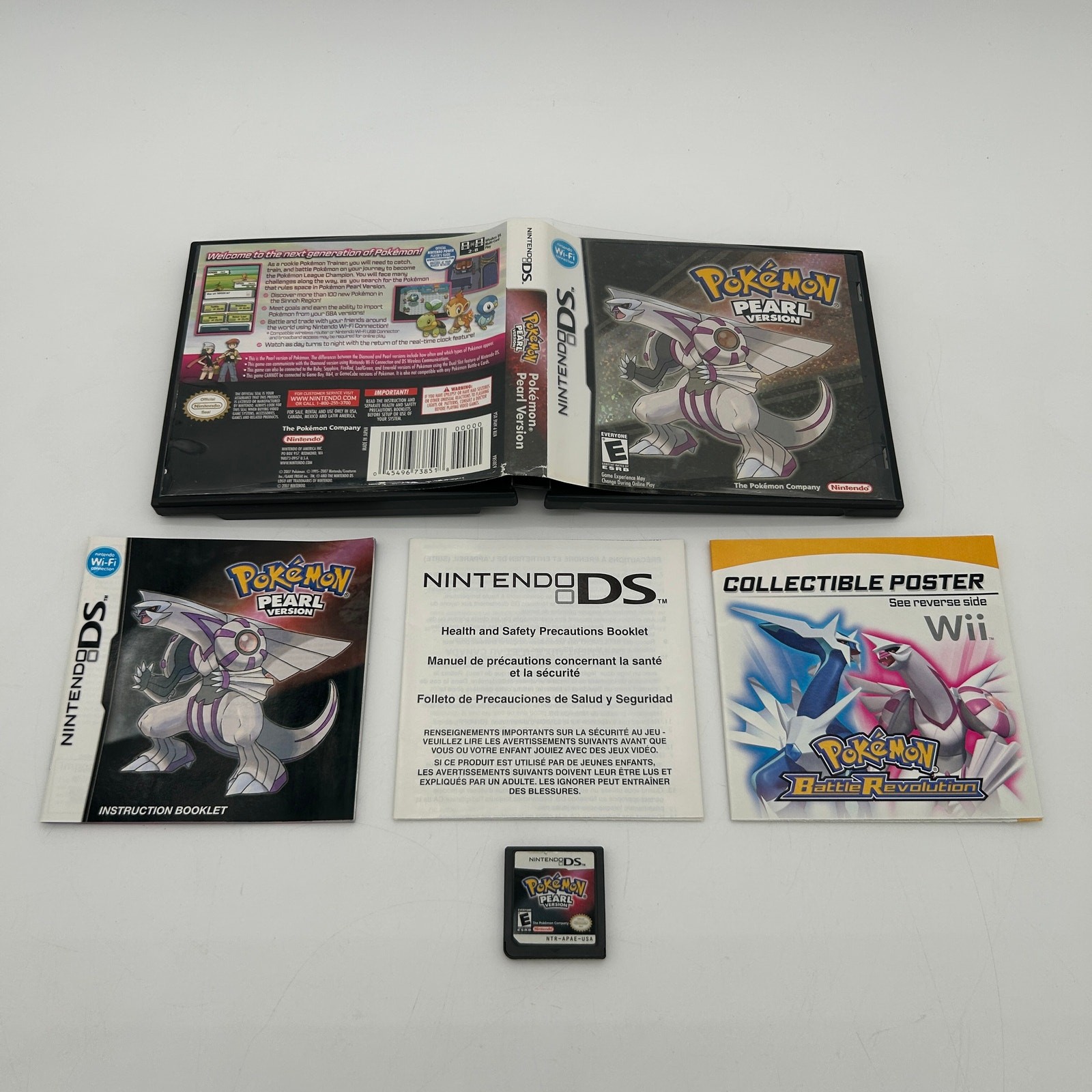 Pokemon Pearl Version Nintendo DS CIB Complete w/ Manual Poster Authentic Tested