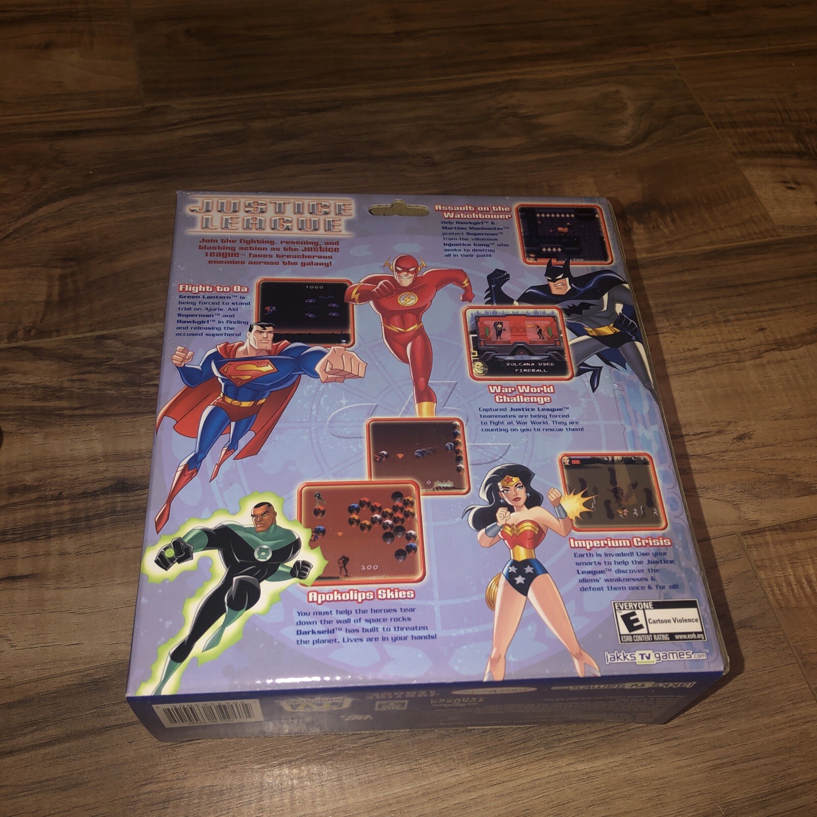 NEW Justice League Plug N and Play TV Video Game Jakks Pacific 2005 DC Comics