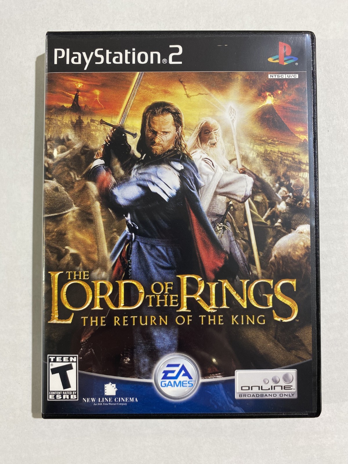 Lord of the Rings: Return of the King PS2 CIB + Reg Card – Tested Free Shipping