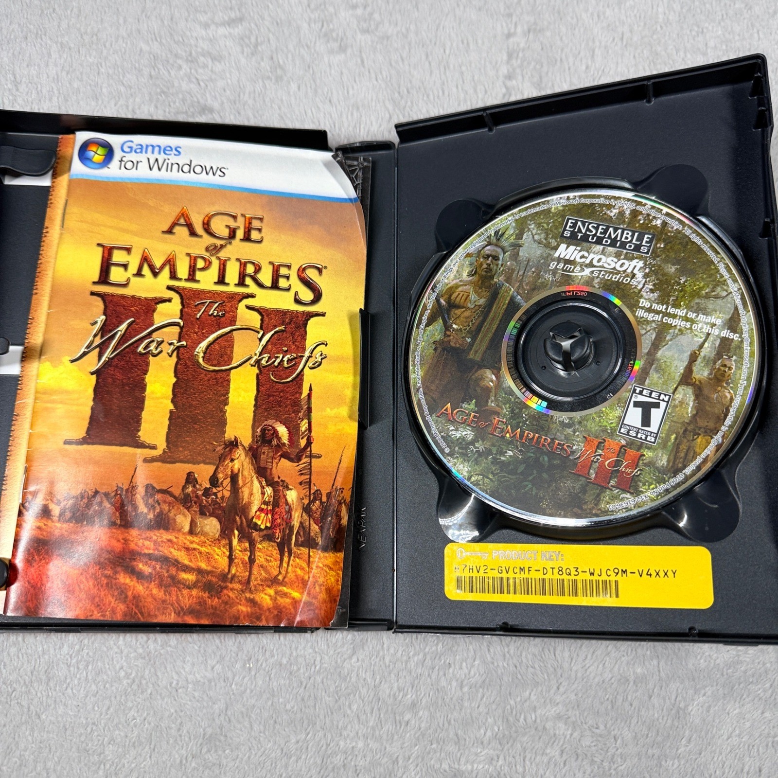 Microsoft PC Strategy Game Lot 10 Multicolor Age of Empires Rome RTS TESTED