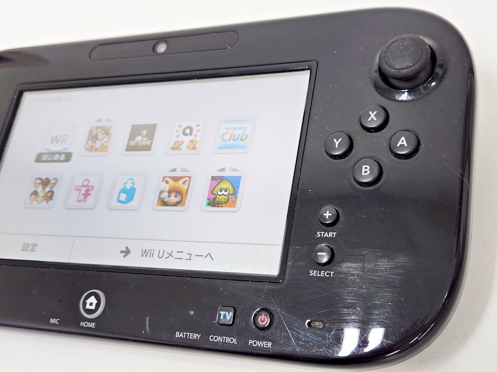 Nintendo Wii U Game Pad Black WUP-010(JPN) 401