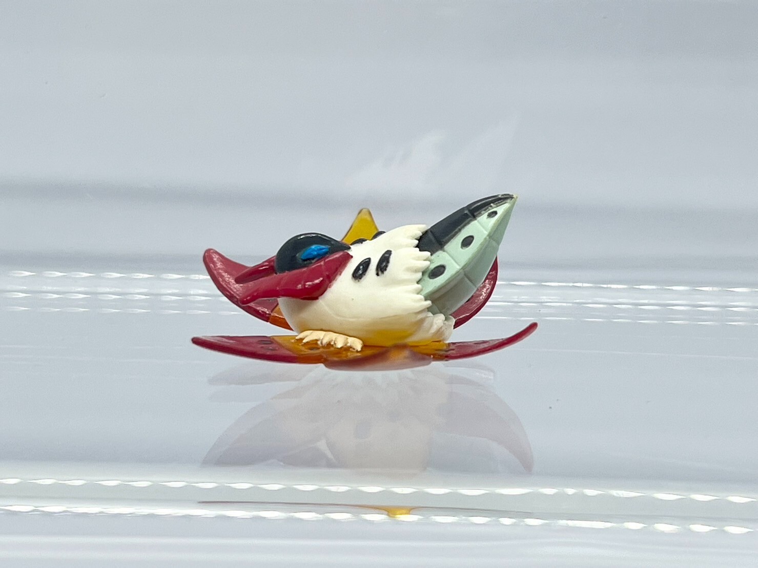 Pokemon Clipping Volcarona Clear Figure Collection Bandai Toy Japan B158