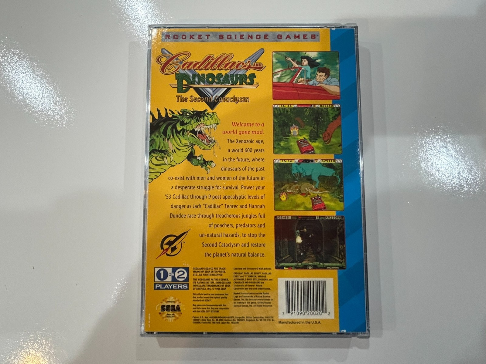 Cadillacs and Dinosaurs: The Second Cataclysm (Sega CD) Complete w Reg N MINT