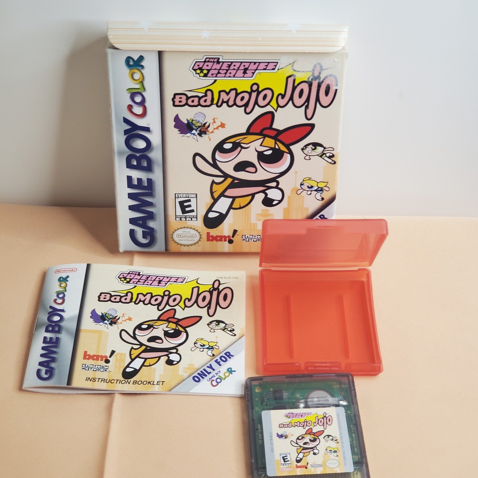 GBC Game: The Powerpuff Girls Bad Mojo Jojo