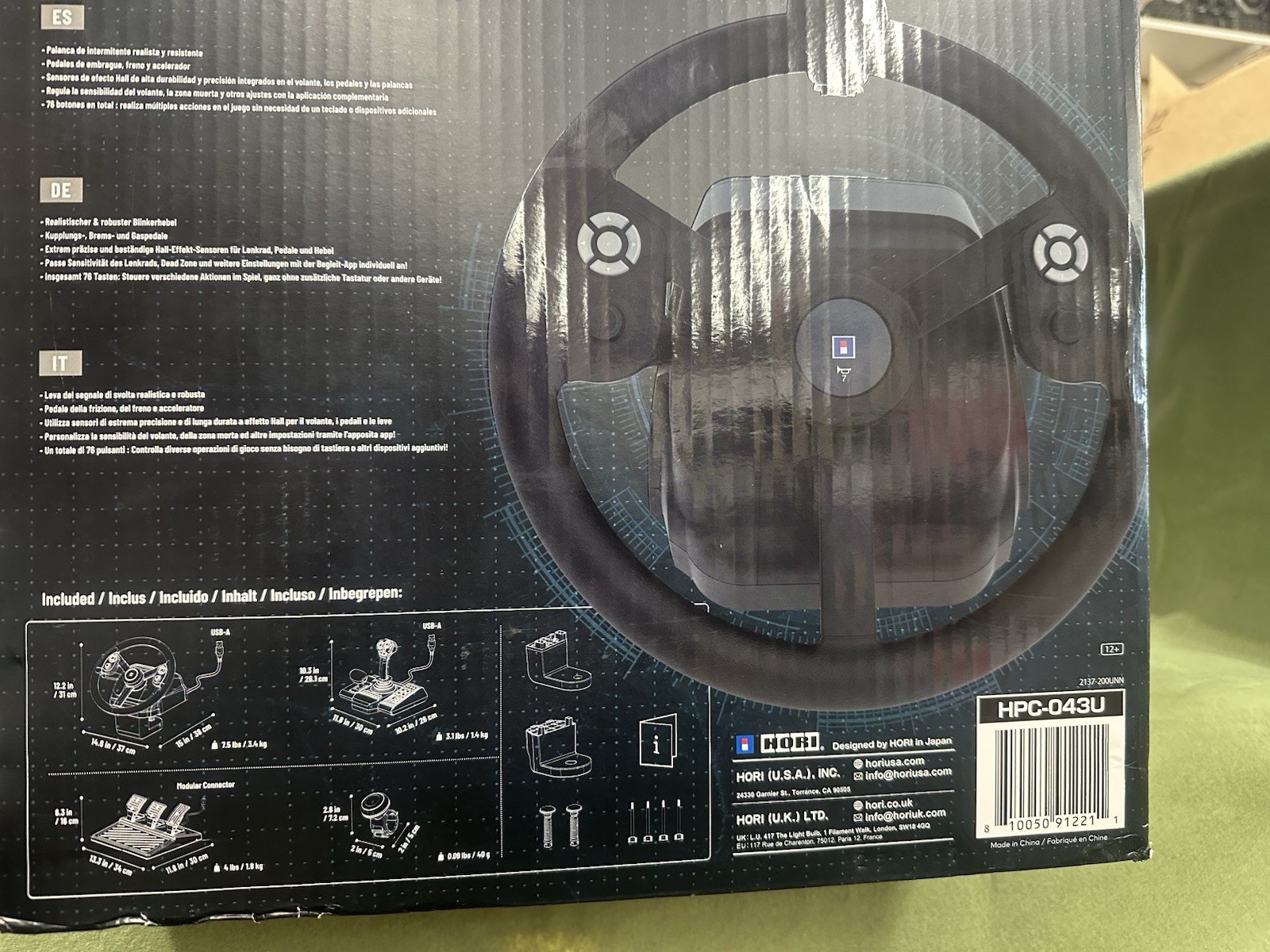 💥BRAND NEW💥HORI HPC-043U FARMING SIMULATOR VEHICLE CONTROL SYSTEM WIN 10/11