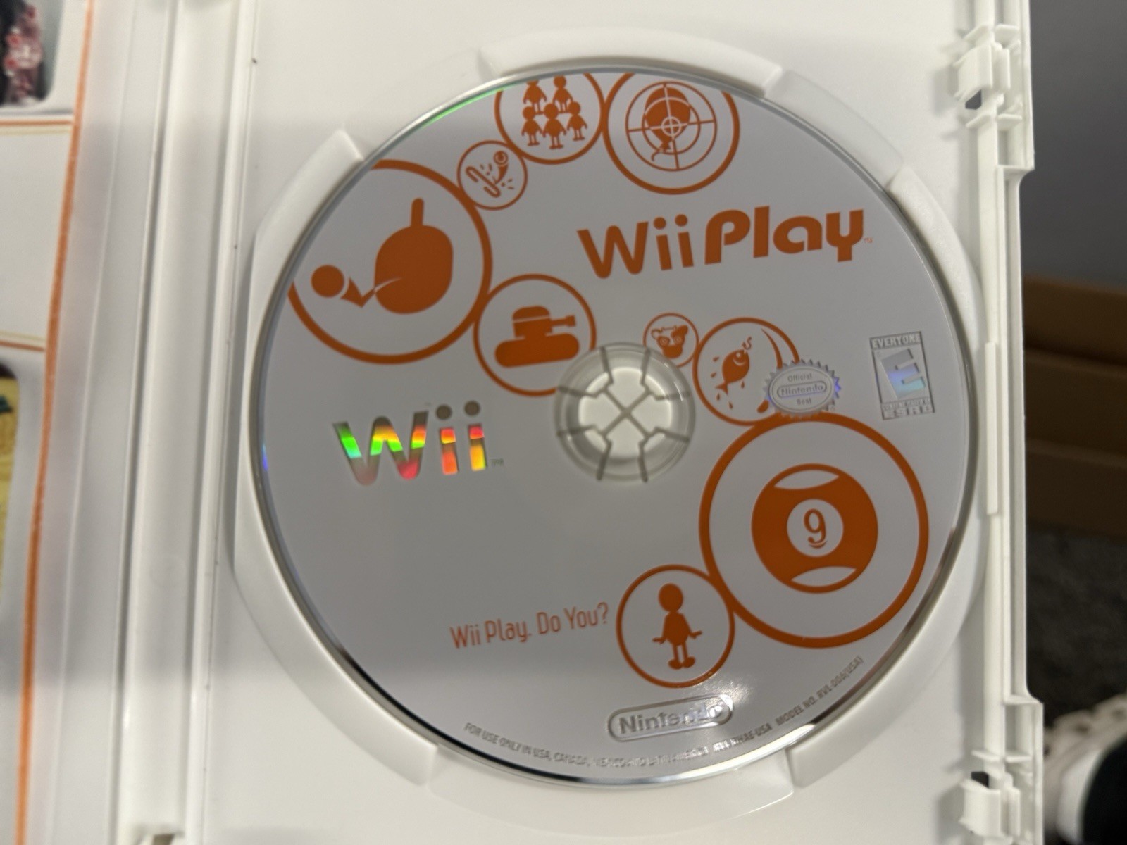 Wii Play (Nintendo Wii, 2007) Complete W/ Manual EUC