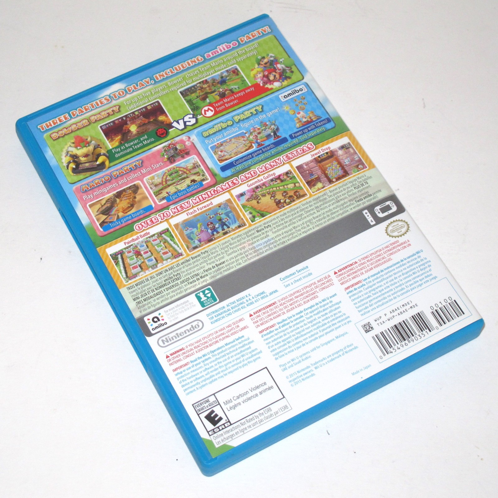 Mario Party 10 (Nintendo Wii U, 2015) Mint Disc – Complete – Family Fun – Tested
