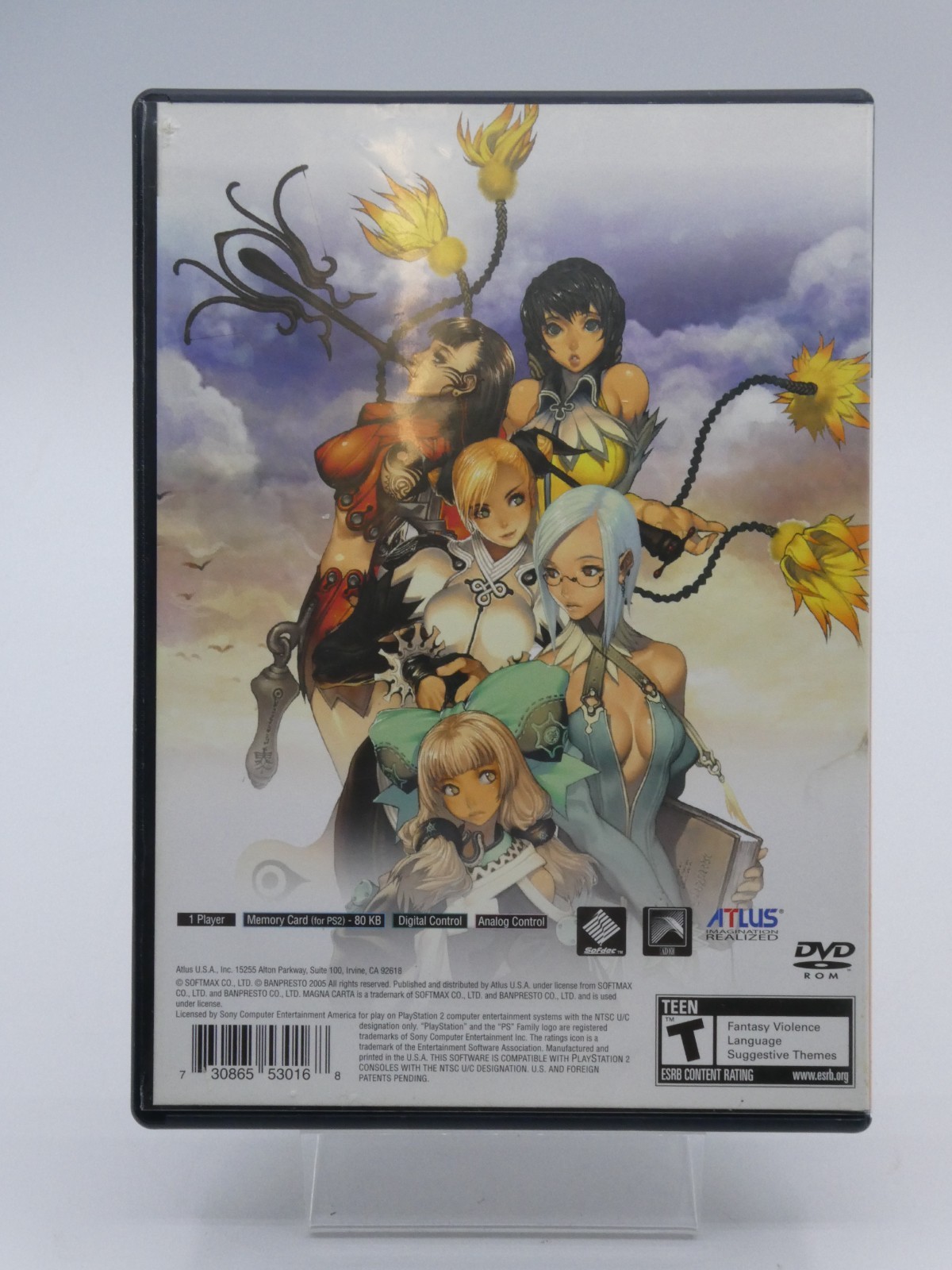 Magna Carta: Tears of Blood (PS2, PlayStation 2) Complete CIB Manual TESTED