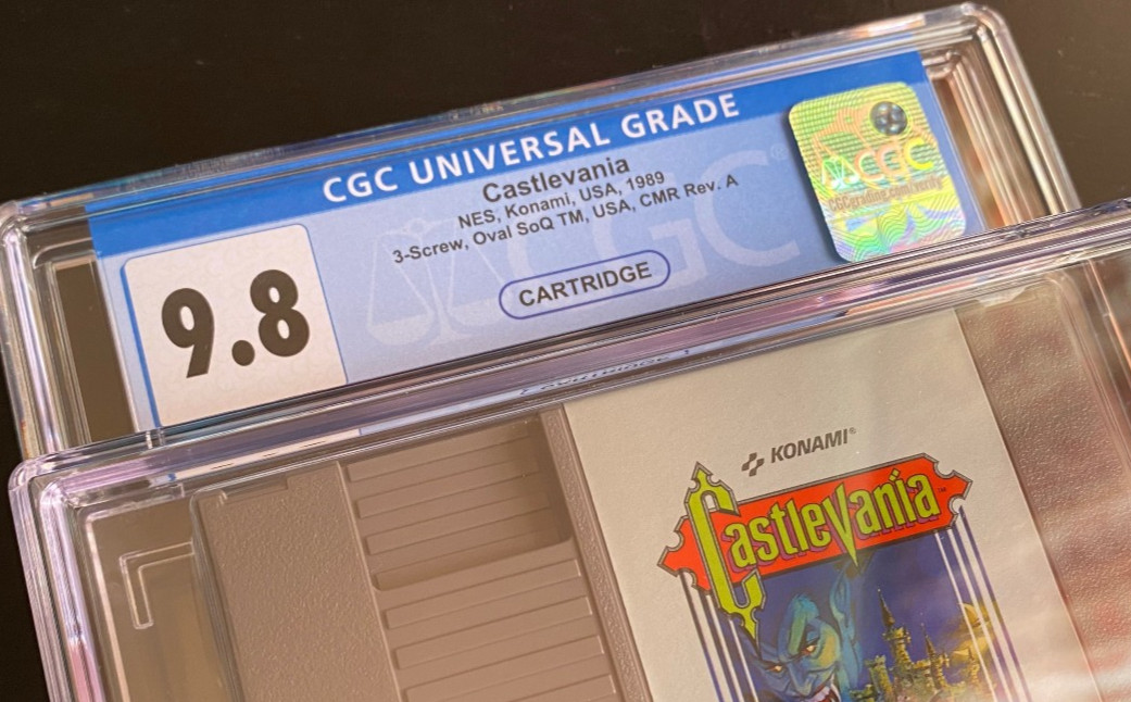 CGC 9.8 oval seal Castlevania nintendo nes factory new HIGHEST GRADE GEM MINT