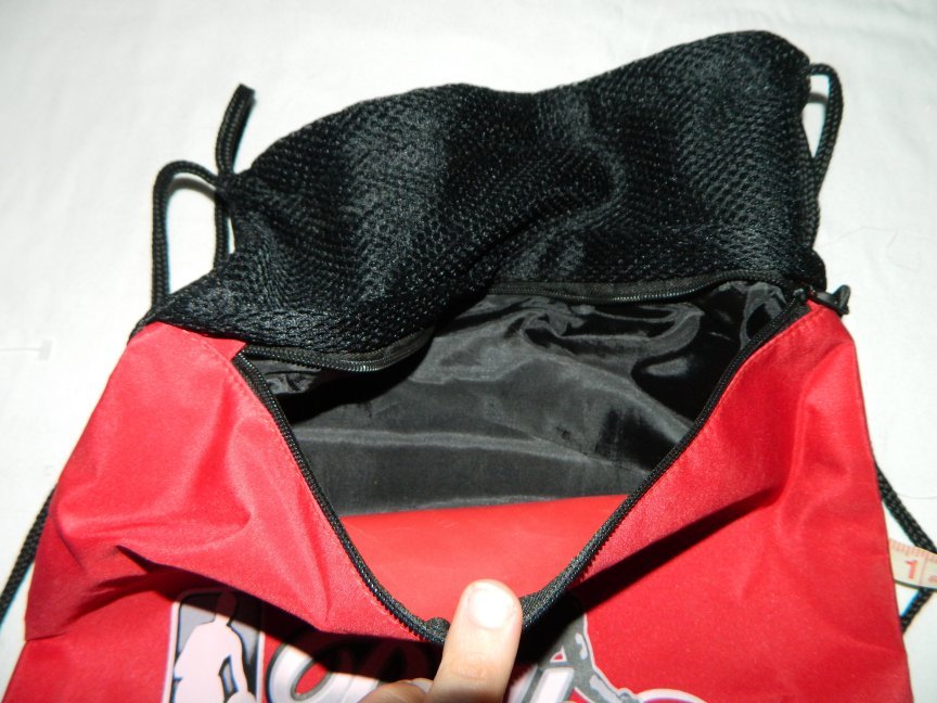 NBA Ballers: Chosen One Video Game Black & Red 18″ x 13″ Backpack Sack XBOX PS3