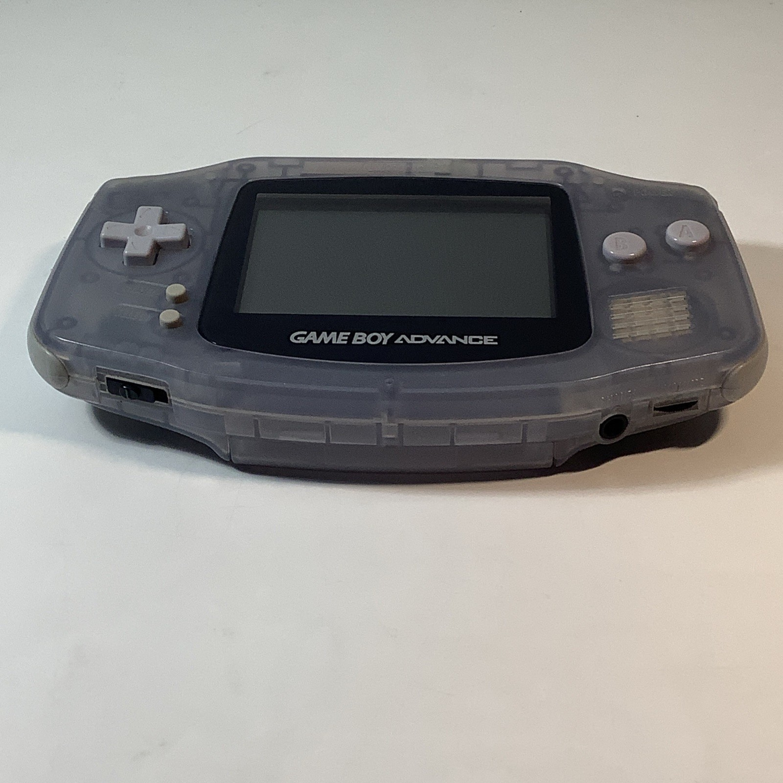 Nintendo Game Boy Advance GBA Glacier Handheld System Console AGB-001 – Tested