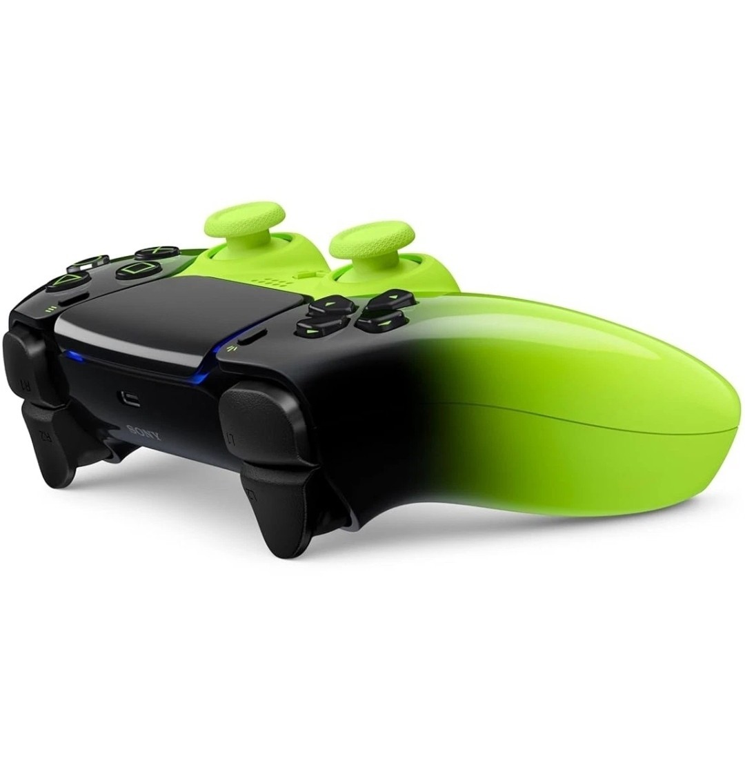 NEW NEON Sony PLAYSTATION 5 DualSense WIRELESS Controller REMIX GREEN Two Tone