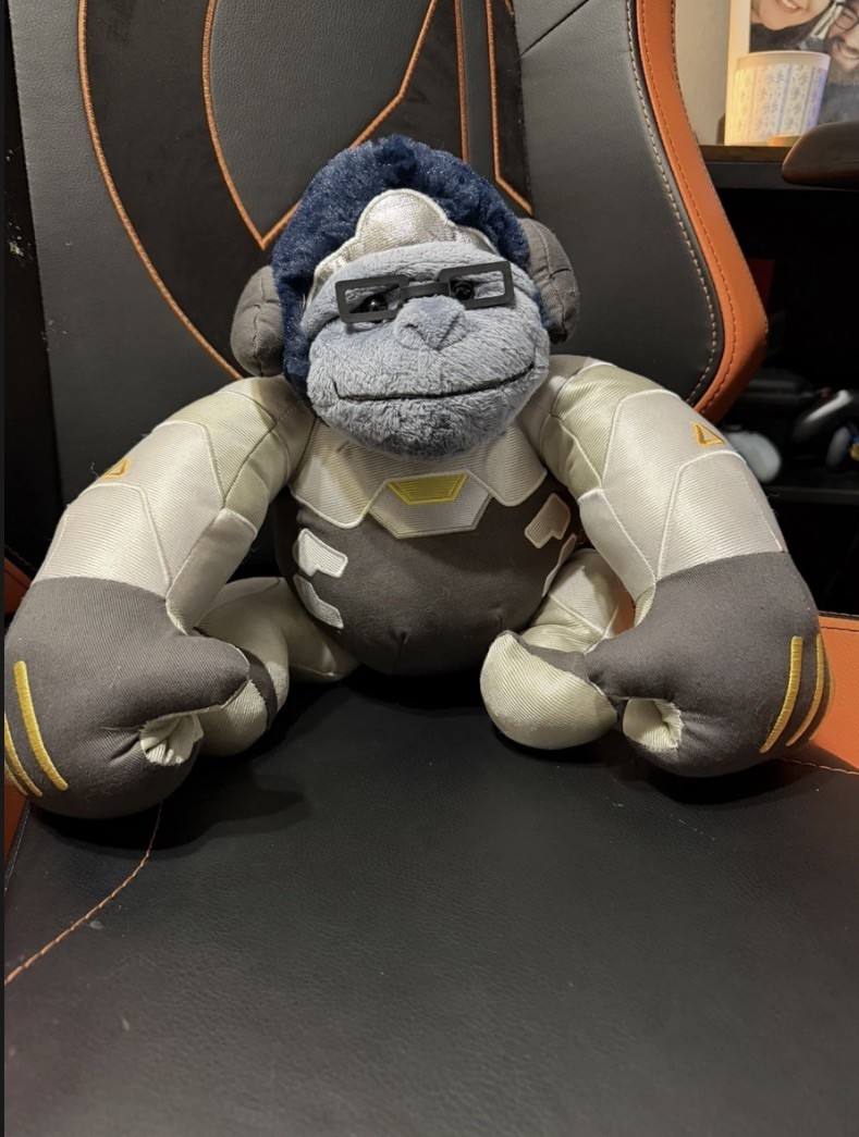 Overwatch Winston Plush Doll – 10-inch Jumbo Gorilla Collectible Figure & Gift