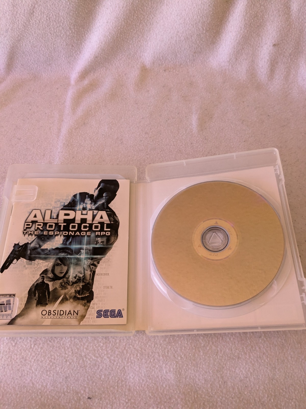 SEGA Alpha Protocol PS3 (2010) Manual Included, M Rated, NTSC-U/C (US/Canada)