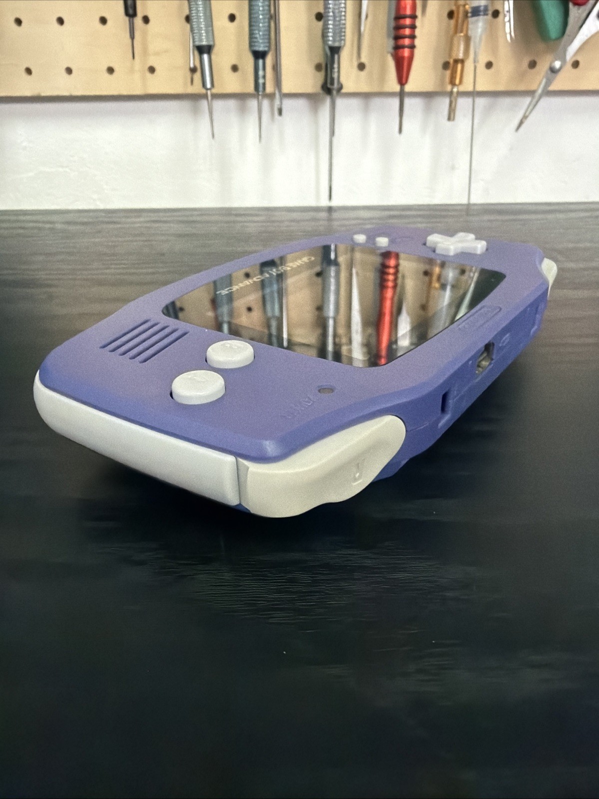 Nintendo Game Boy Advance GBA Violet Console New Screen Overhaul [#010]