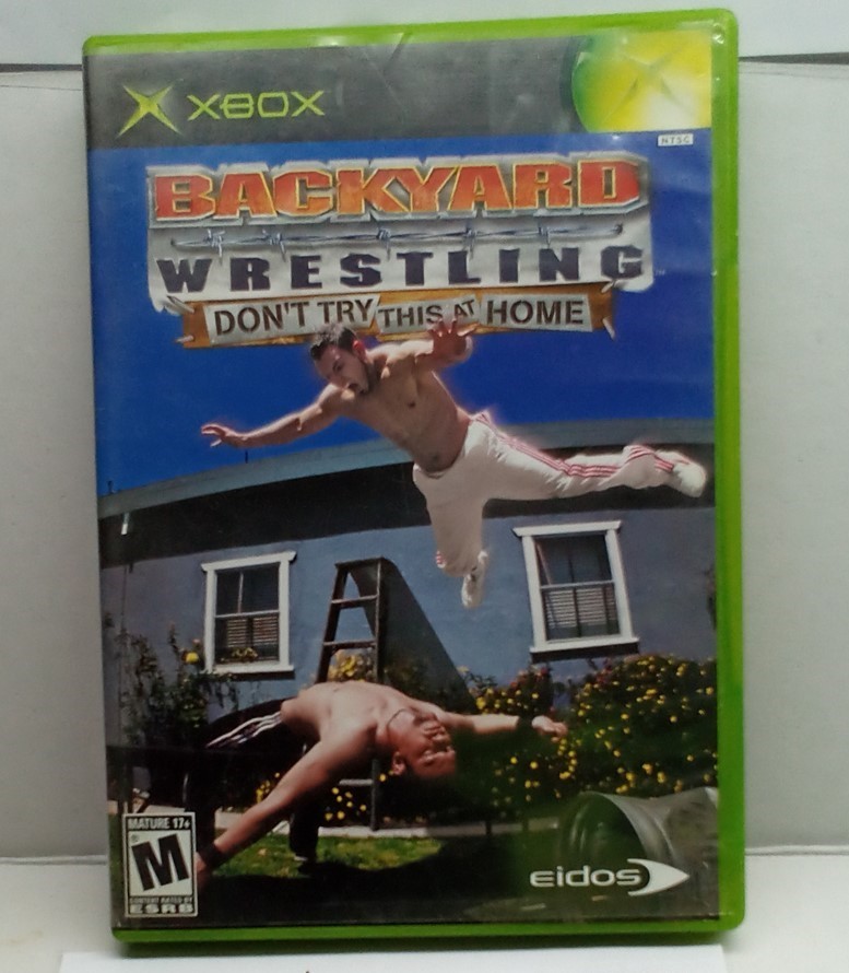 Backyard Wrestling: Don’t Try This at Home (Xbox, 2003) Complete Tested Working