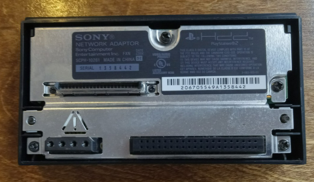 Sony PlayStation 2 PS2 Network Adapter SCPH-10281 OEM HDD LAN Adapter Tested