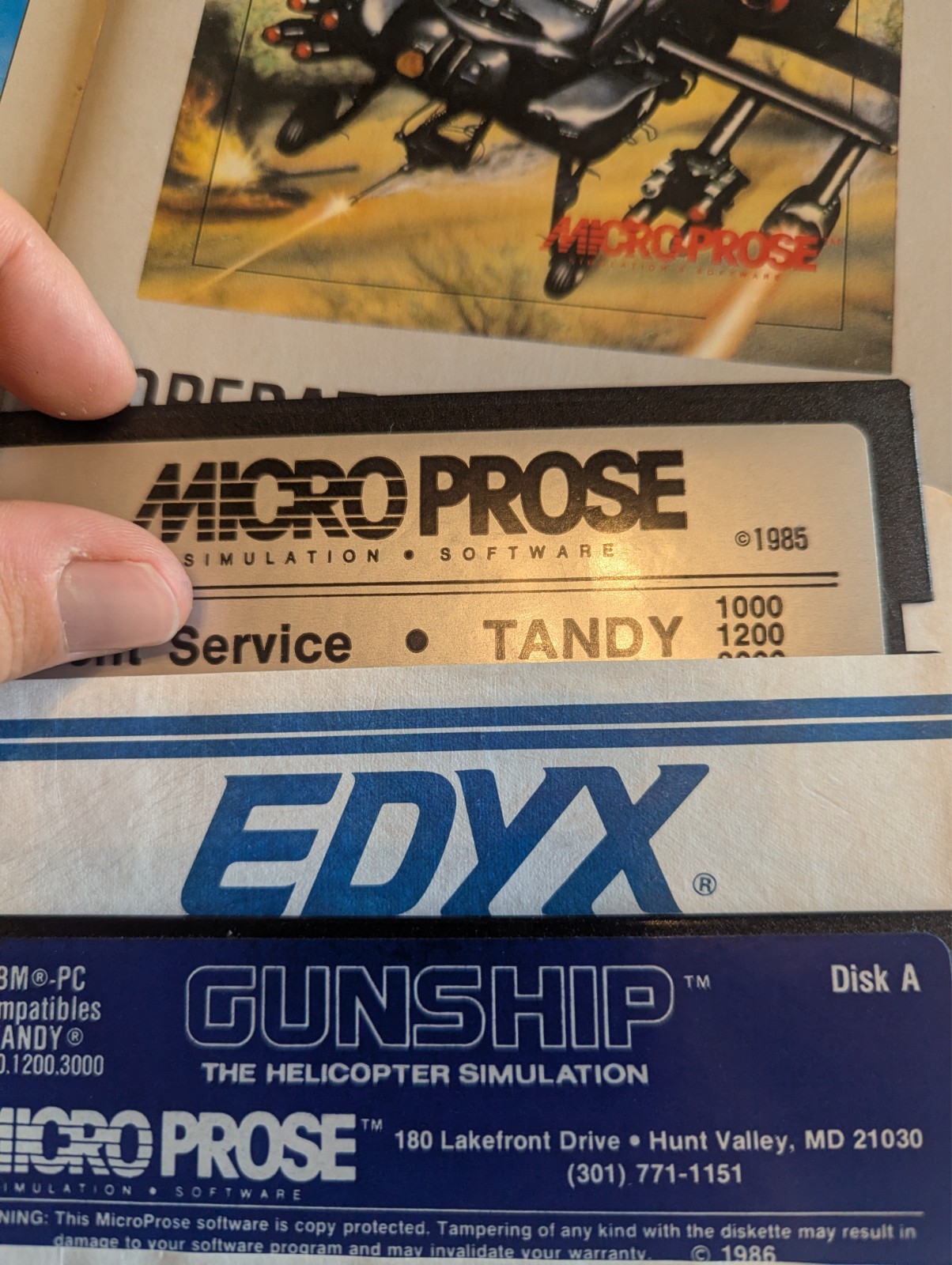 Micro Prose Games Lot Silent Service (Box) And Gunship + More – See Video