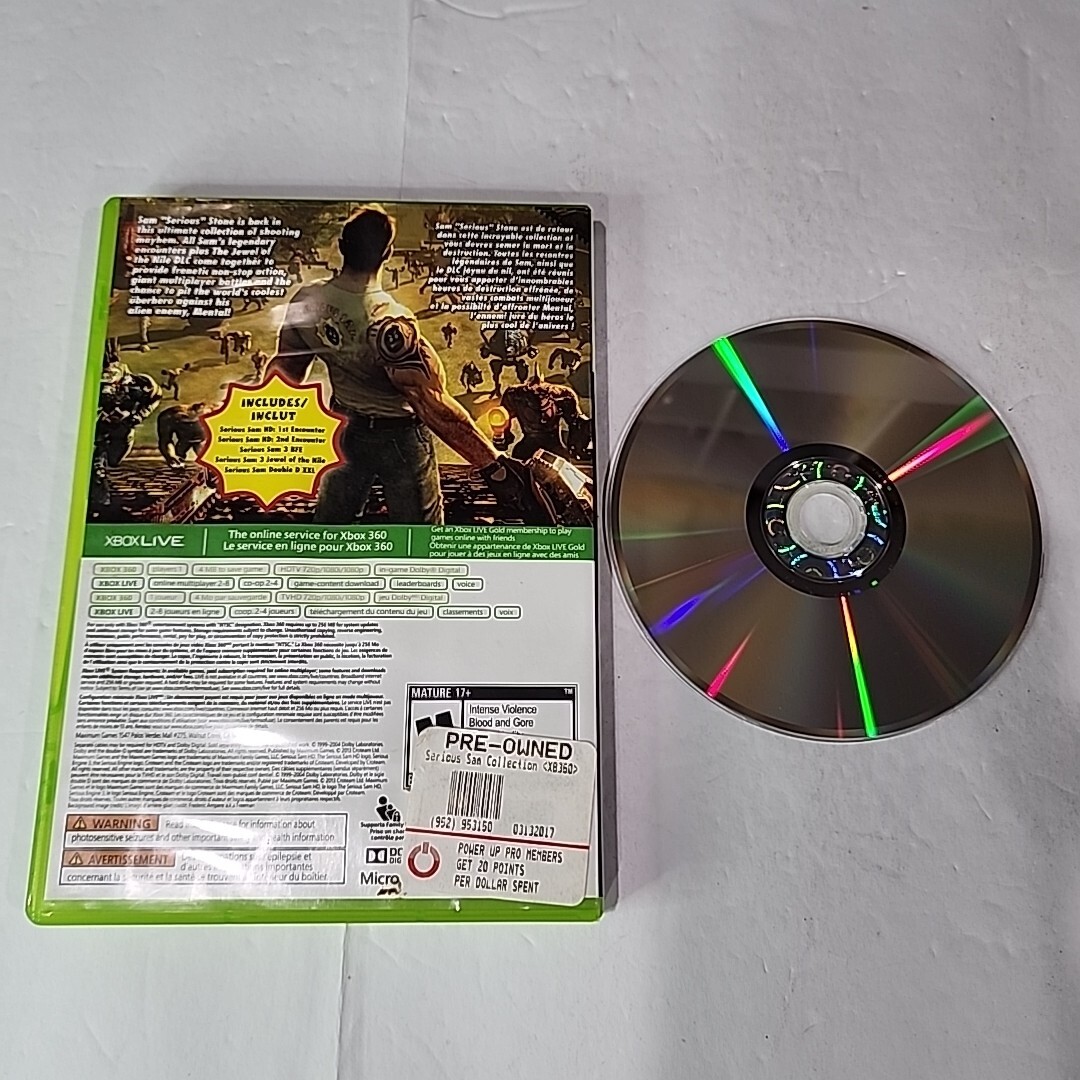 Working The Series Sam Collection For Xbox 360 Devolver Rated M