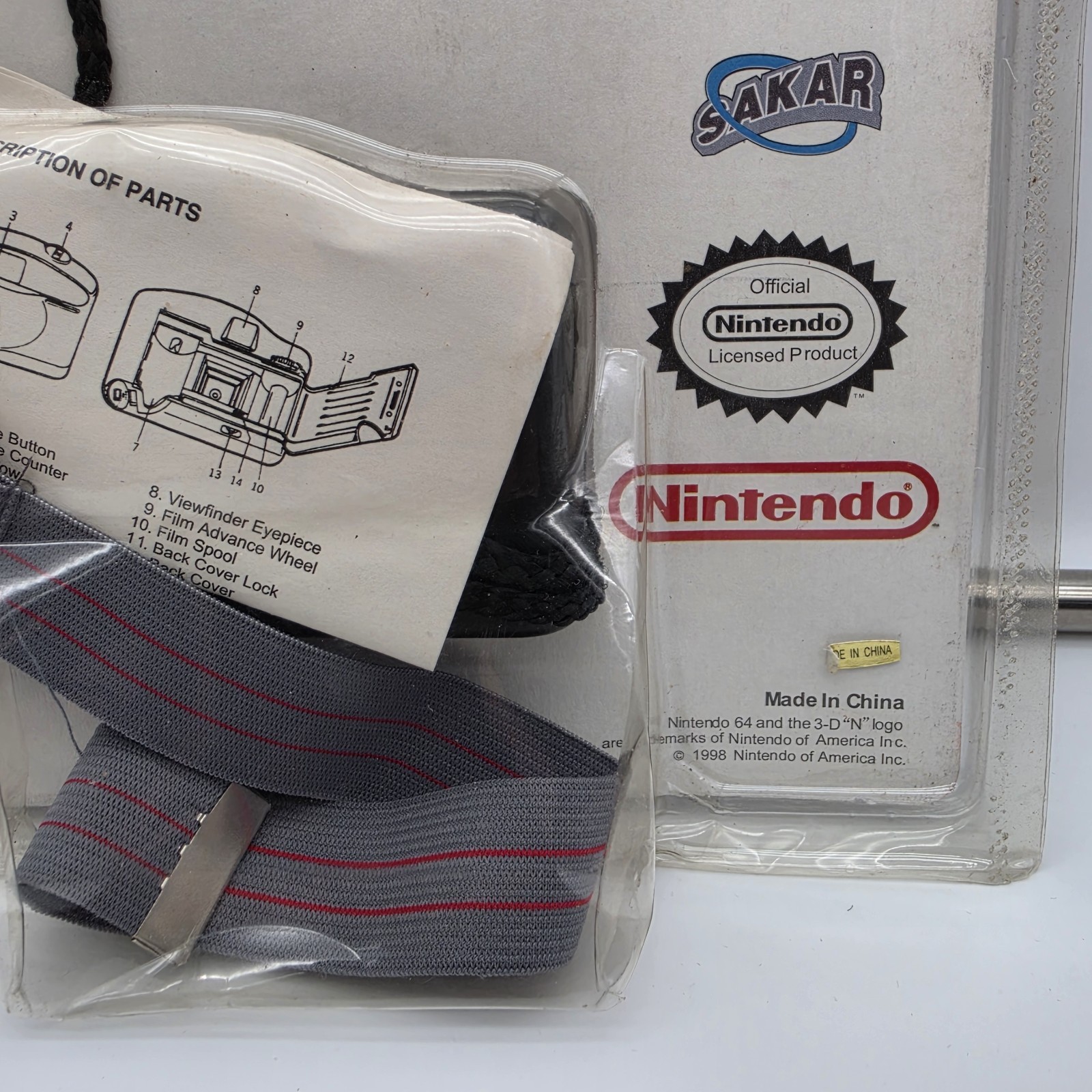 Nintendo 64 AM/FM Radio and 35mm Orange Film Camera Combo NEW FACTORY SEALED