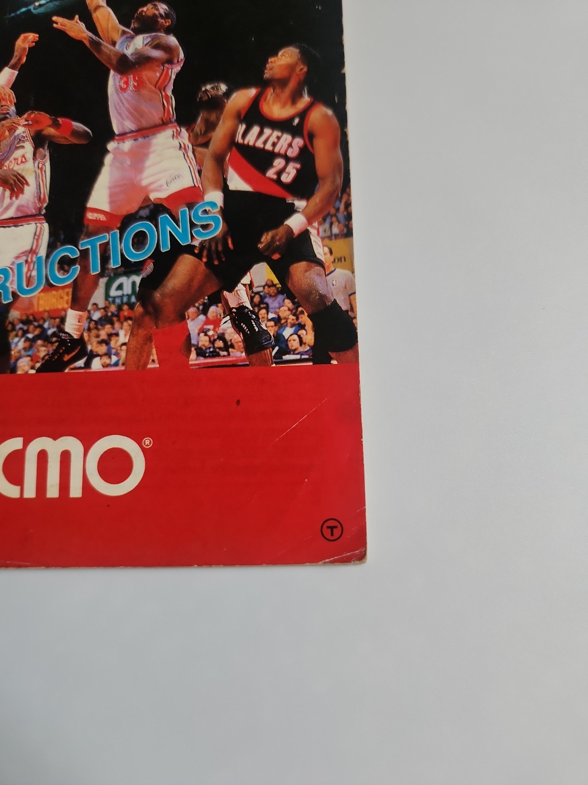 Tecmo Super NBA Basketball SNES Super Nintendo Instruction Manual Only