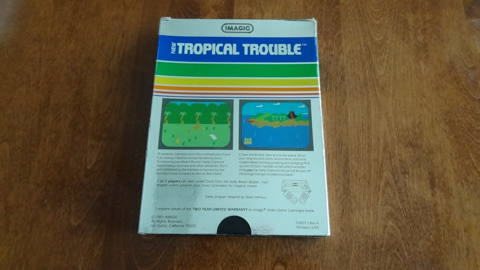 INTELLIVISION TROPICAL TROUBLE BOXED