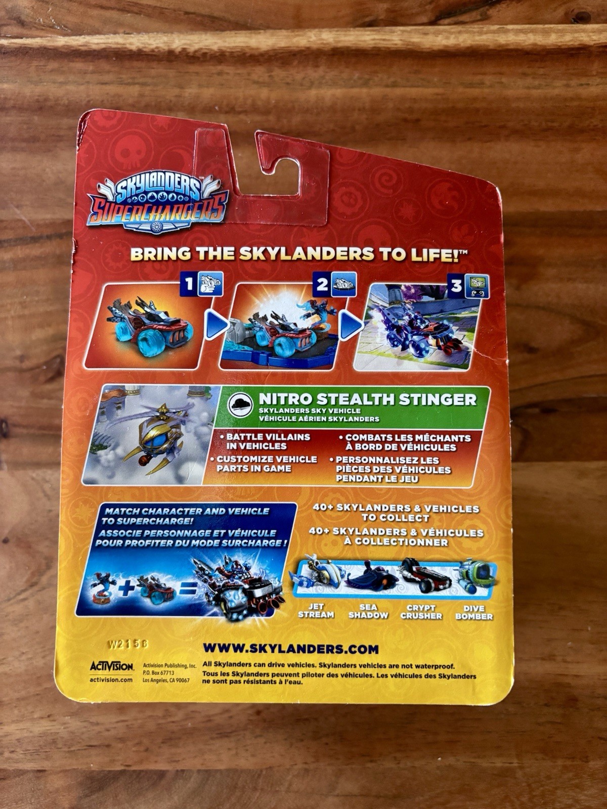 Skylanders SuperChargers Nitro Stealth Stinger Vehicle | NEW SEALED
