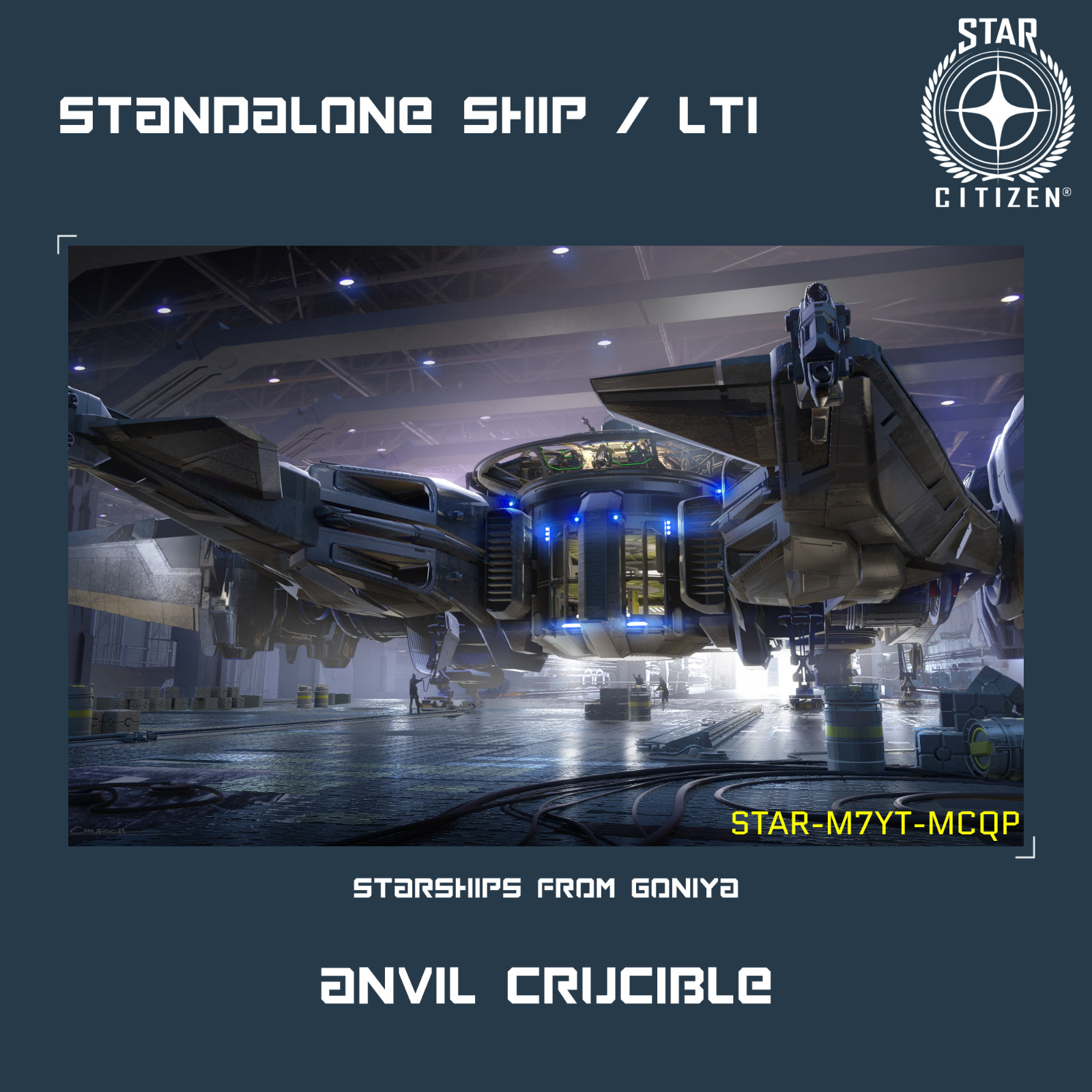 STAR CITIZEN – ANVIL CRUCIBLE – LTI – CCU’d – (Lifetime Insurance)